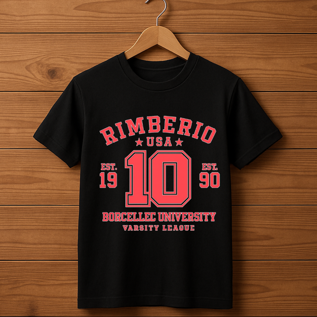 Rimberio Black Classic Crew T-shirt