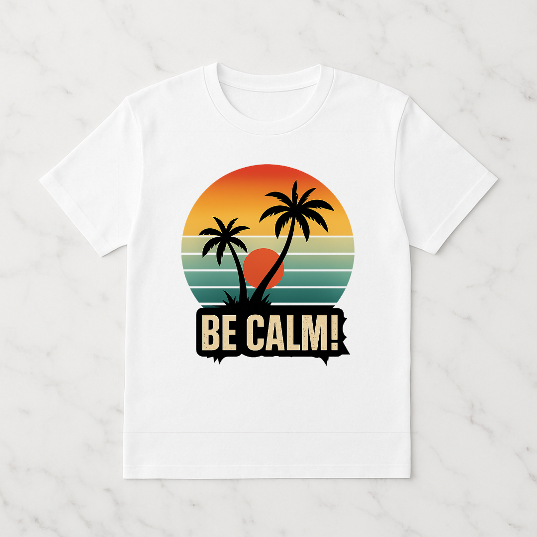 Calm White Classic Crew T-Shirt