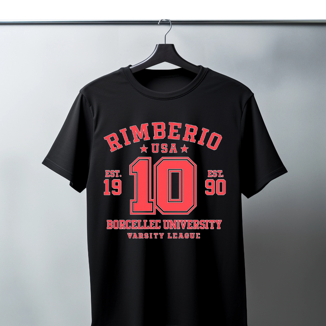 Rimberio Black Classic Crew T-shirt