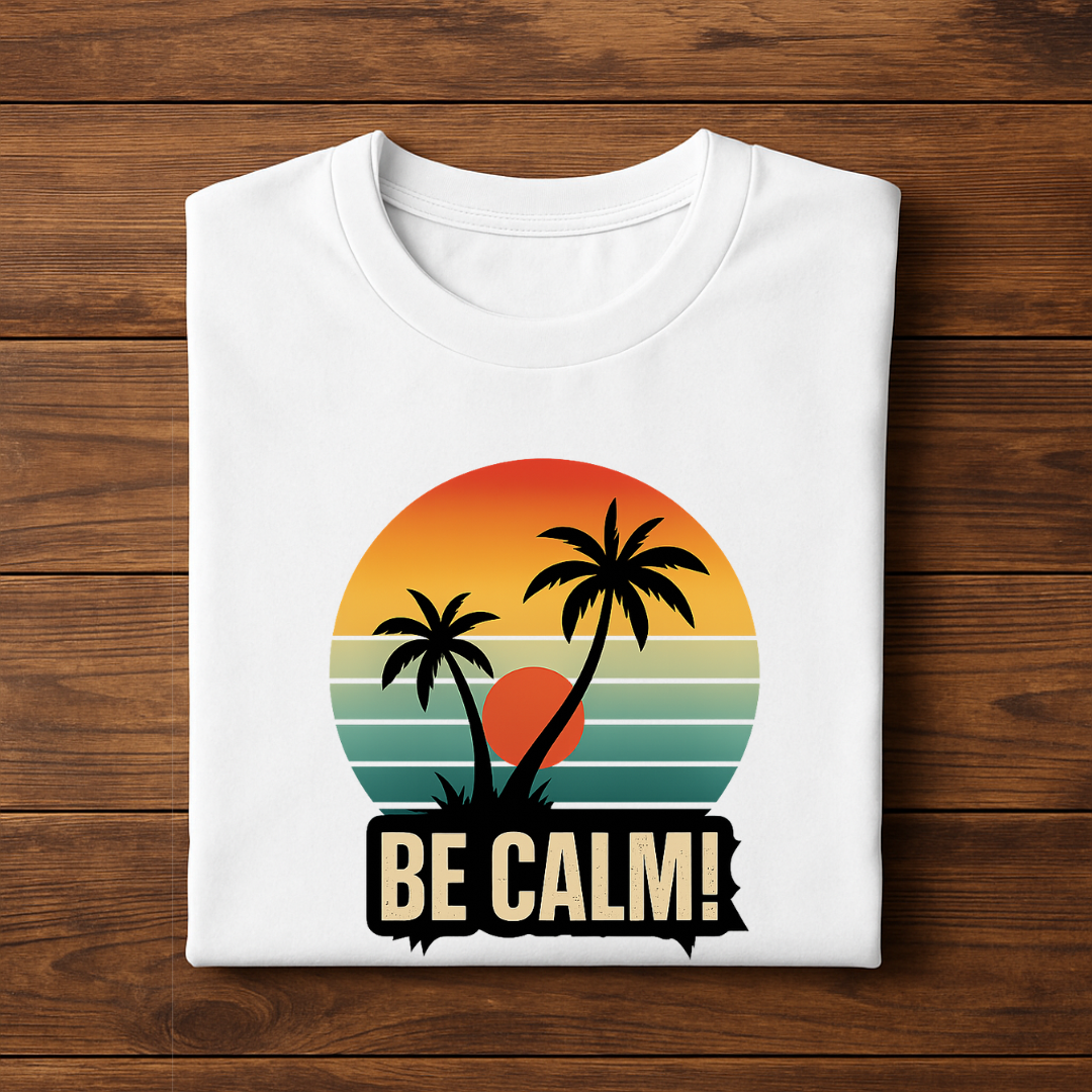 Calm White Classic Crew T-Shirt
