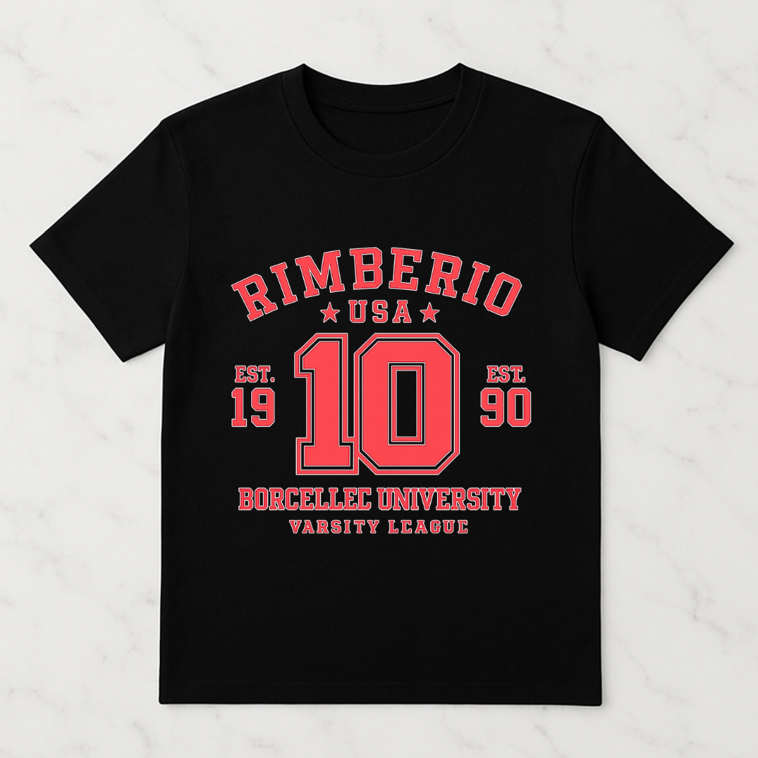 Rimberio Black Classic Crew T-shirt