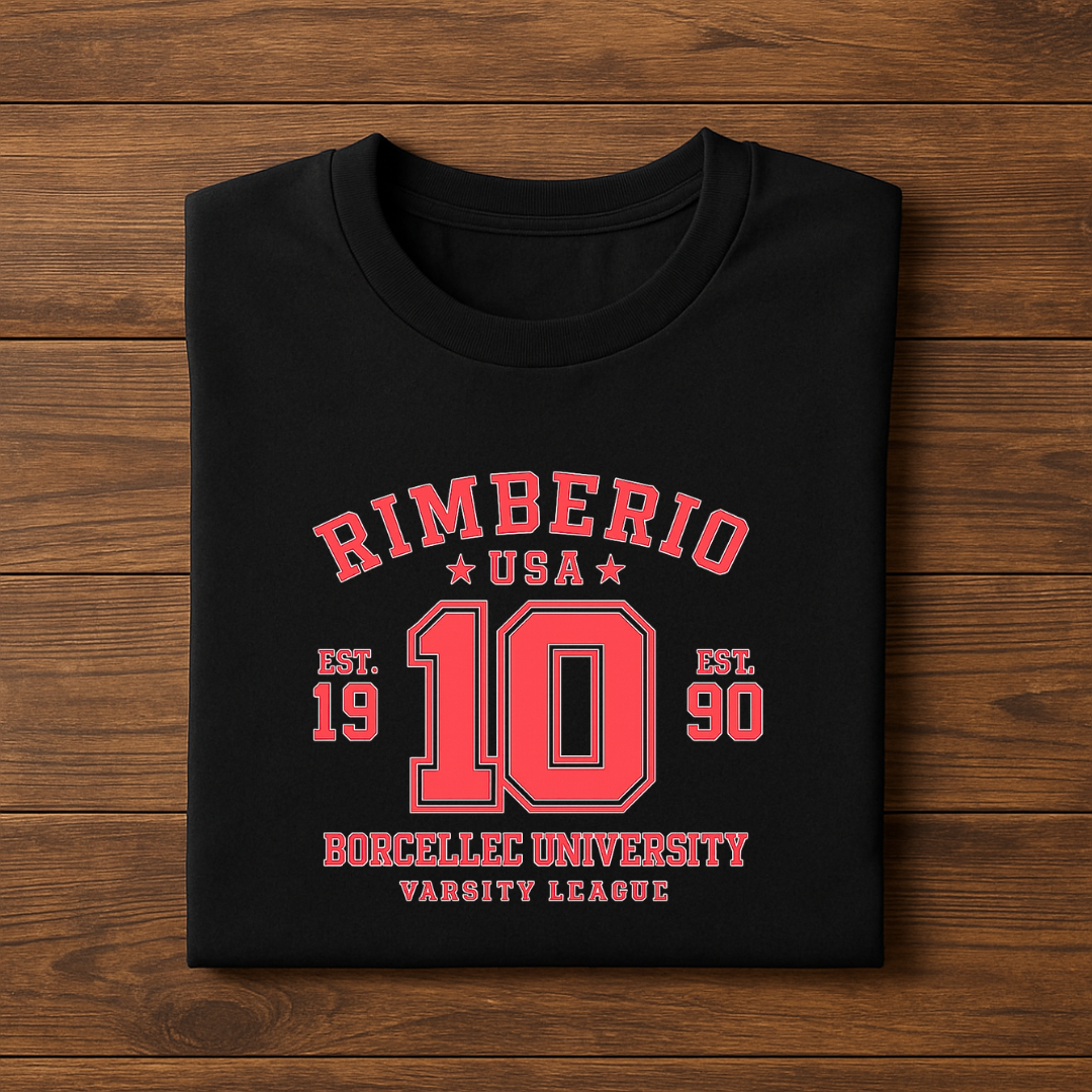 Rimberio Black Classic Crew T-shirt