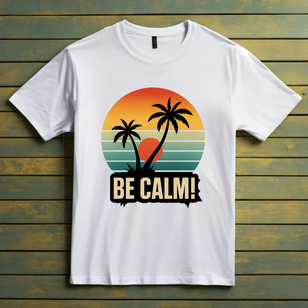 Calm White Classic Crew T-Shirt