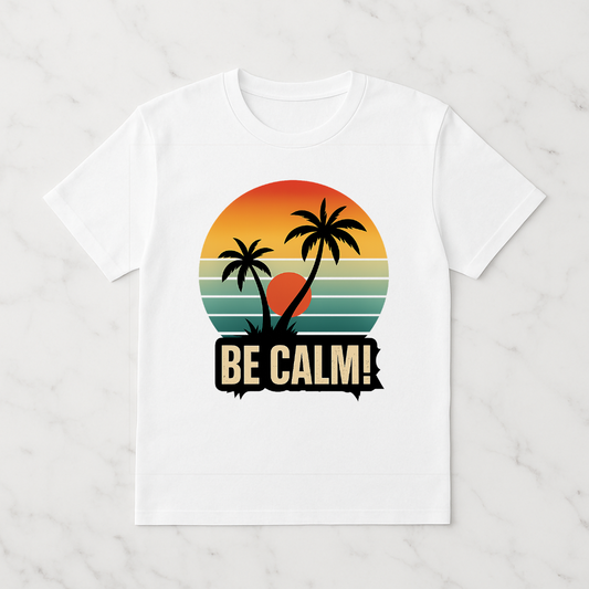Calm White Classic Crew T-Shirt