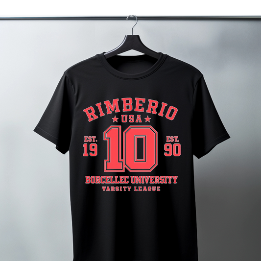 Rimberio Black Classic Crew T-shirt