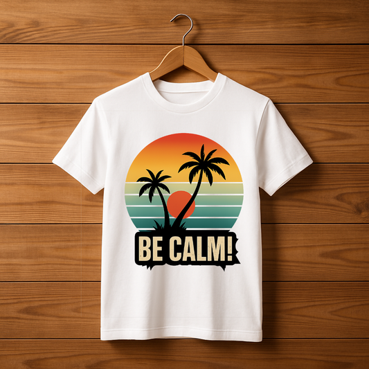 Calm White Classic Crew T-Shirt